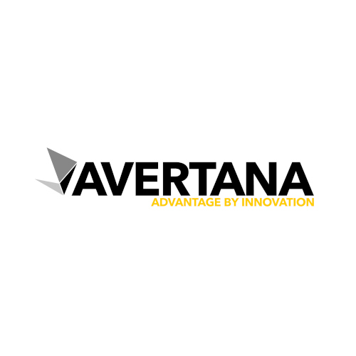 Avertana logo on white background square